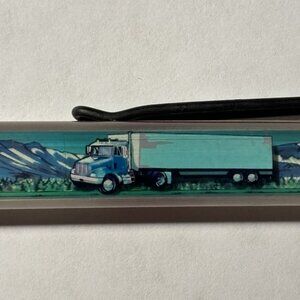 Peterbilt Motor Company American Truck Maker Floaty Pen Semi Rig Tractor Trailer